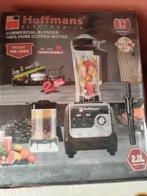 Hoffman Commercial Blender With Dry Mill -4800w