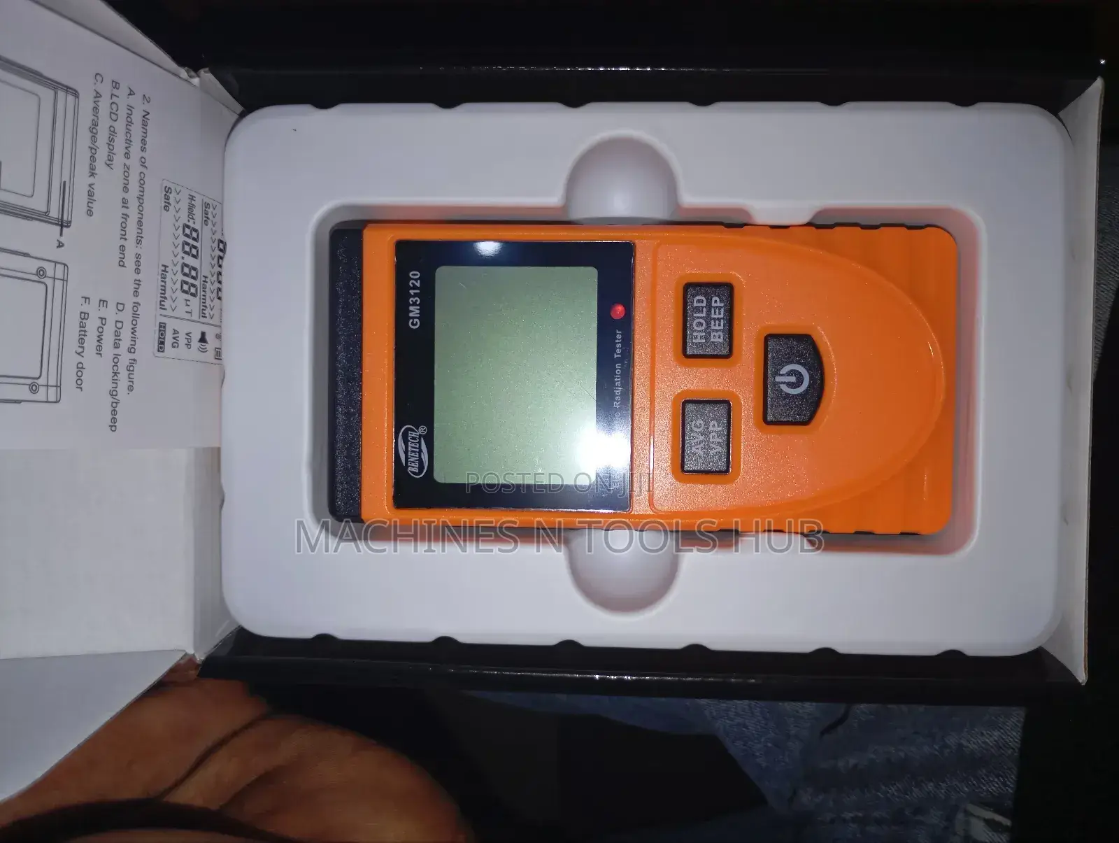 Benetech GM3120 Electro Magnetic Radiation Tester