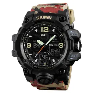 Photo - Rubber Strap Dual Timer Men's Wrist Watch