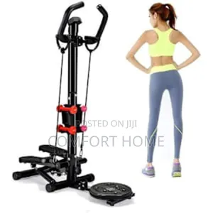 Standing Stepper With Twister and Dumbbells