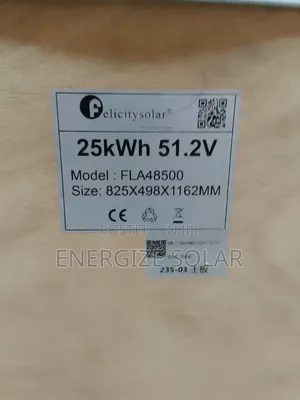 25kw 51.2v Felicity Deep Cycle Lithium Battery
