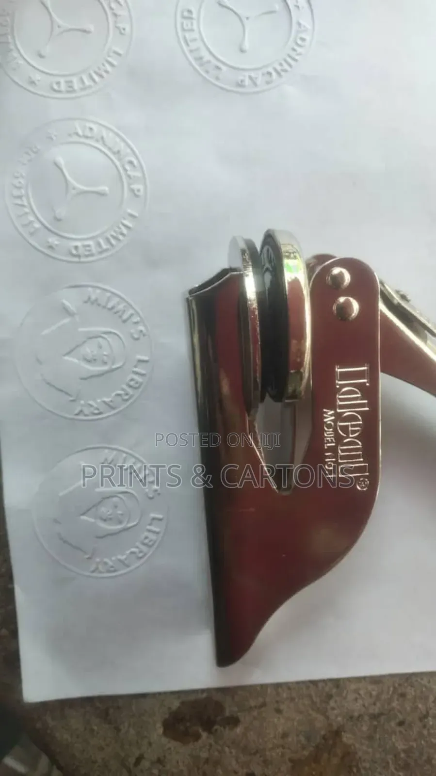 Authentication Seal. ! 12