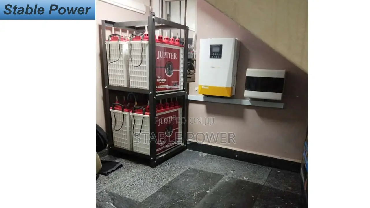 Smk Inverter 5kva Smk Solar Inverter With 4 Batteries And 8 Panels in Ikeja ...
