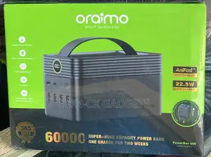 Oraimo Power Box 600. 60,000mah Power Bank