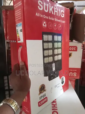SUKHIG 1200w All in One Solar Street Light