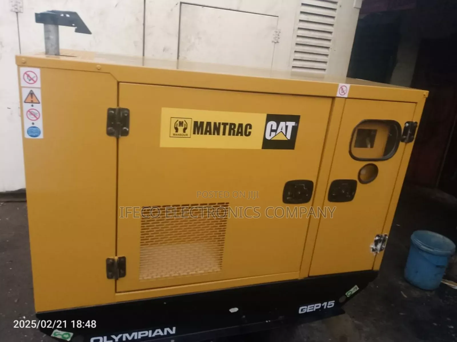 15KVA CAT. Few Months Used