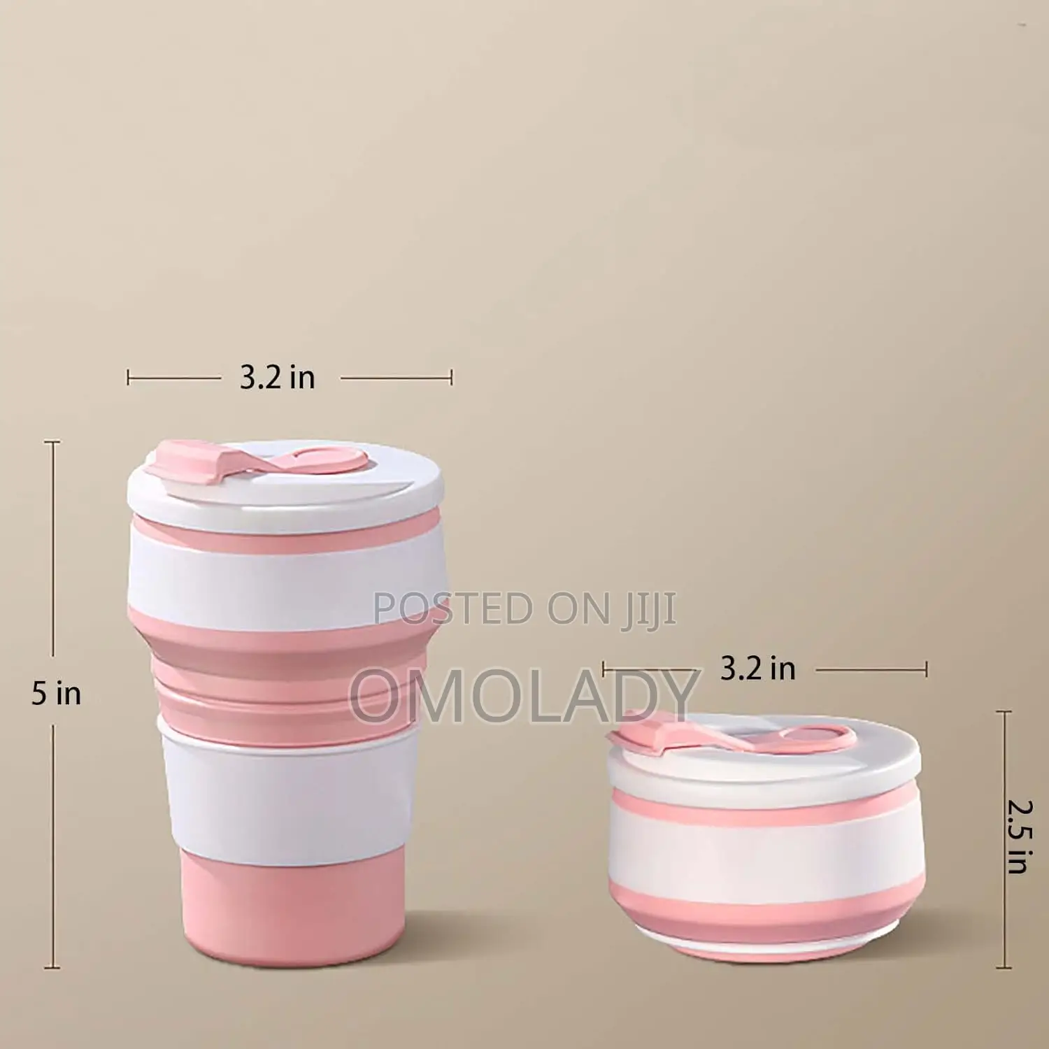 Folding Collapsible Portable Water Cup,