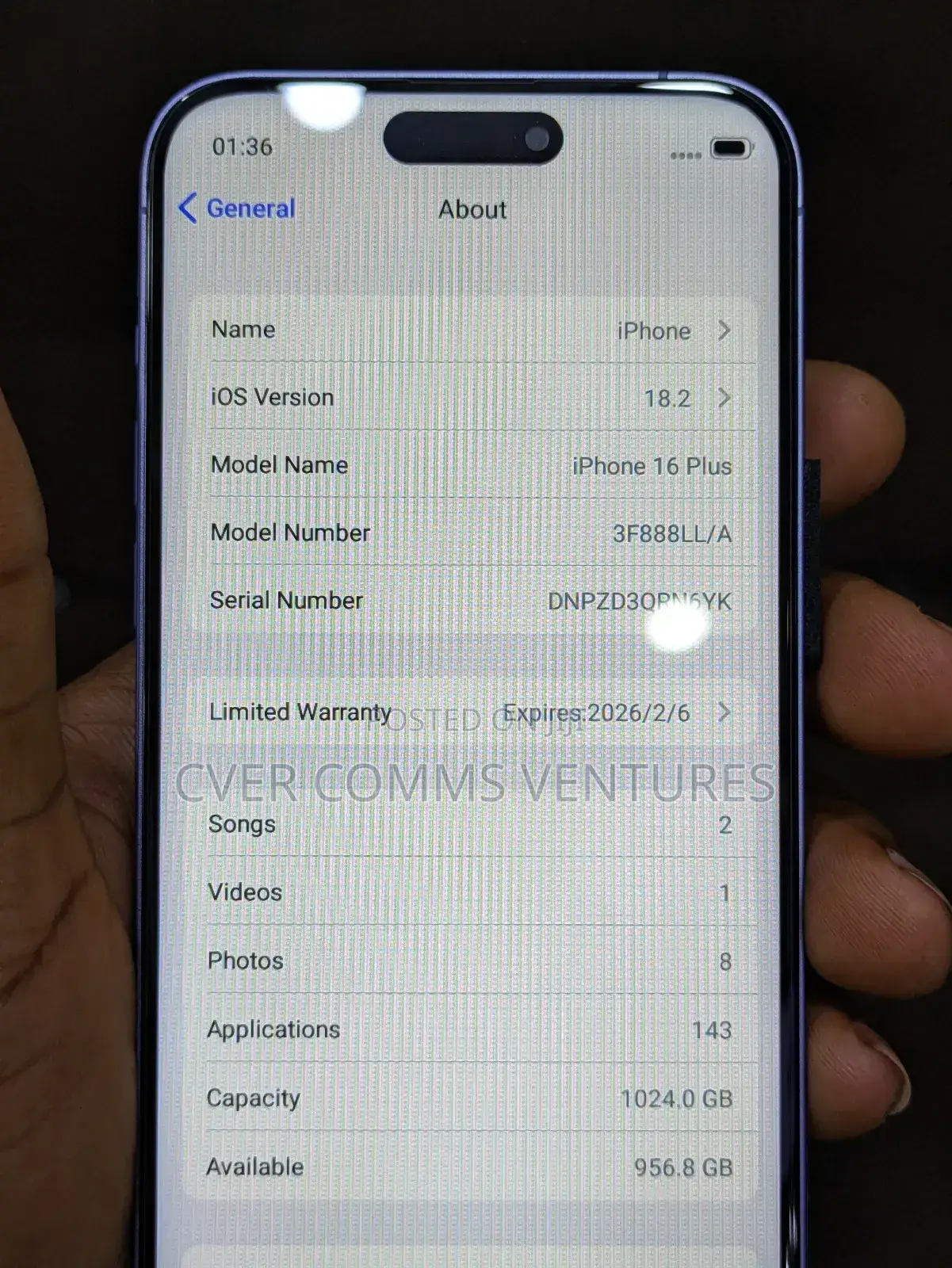New Apple iPhone 16 Plus 512 GB Blue