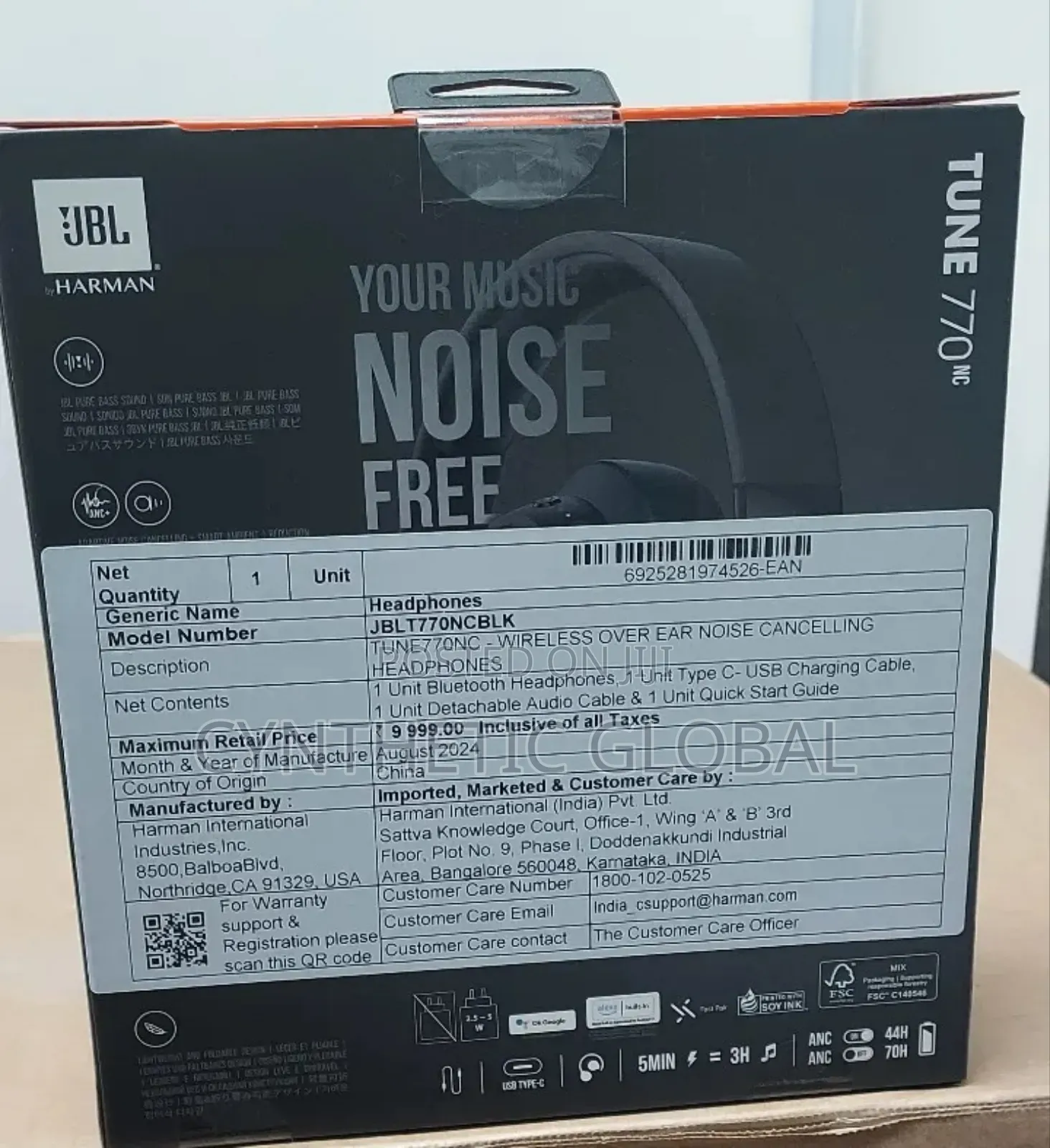 JBL Tune 770 Bluetooth Headset