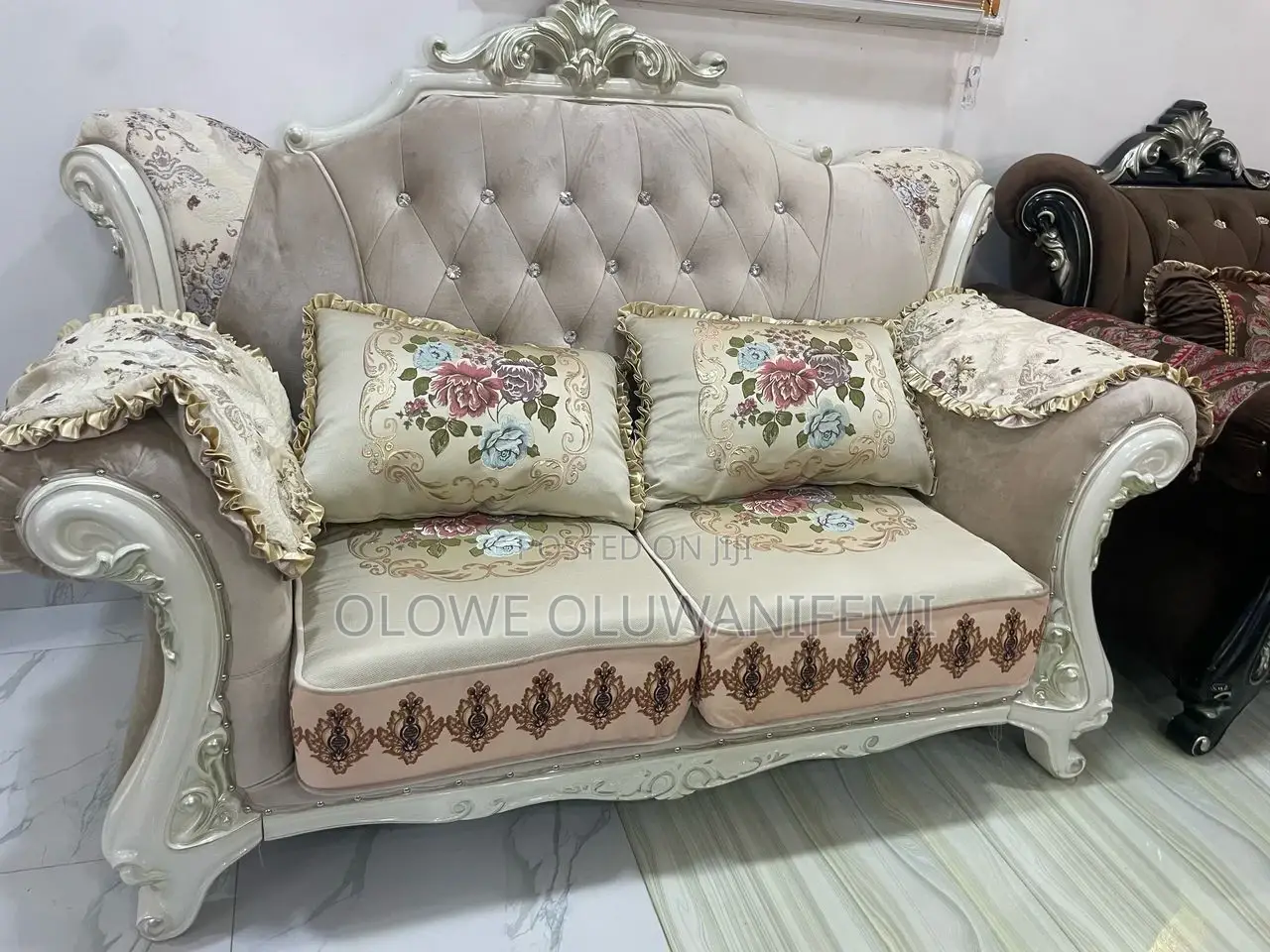 Brighton Coloured Fabric Sofa