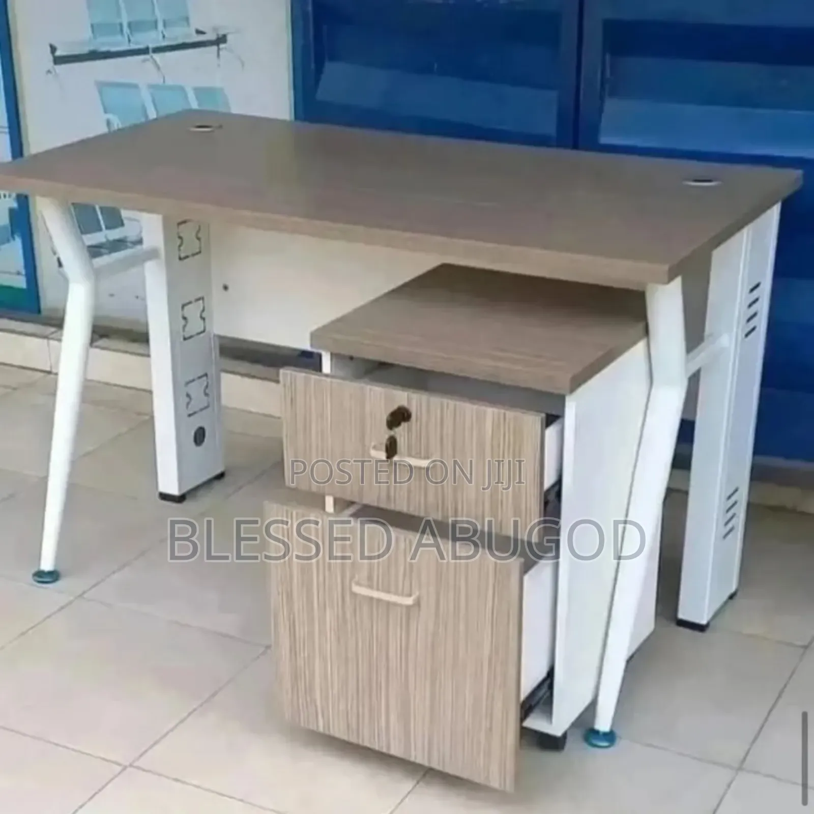 Office Table With Three Drawer