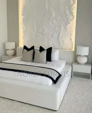 Bed Frame With Back Design