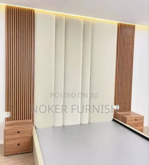 Luxury Bed Frame With Back Panel