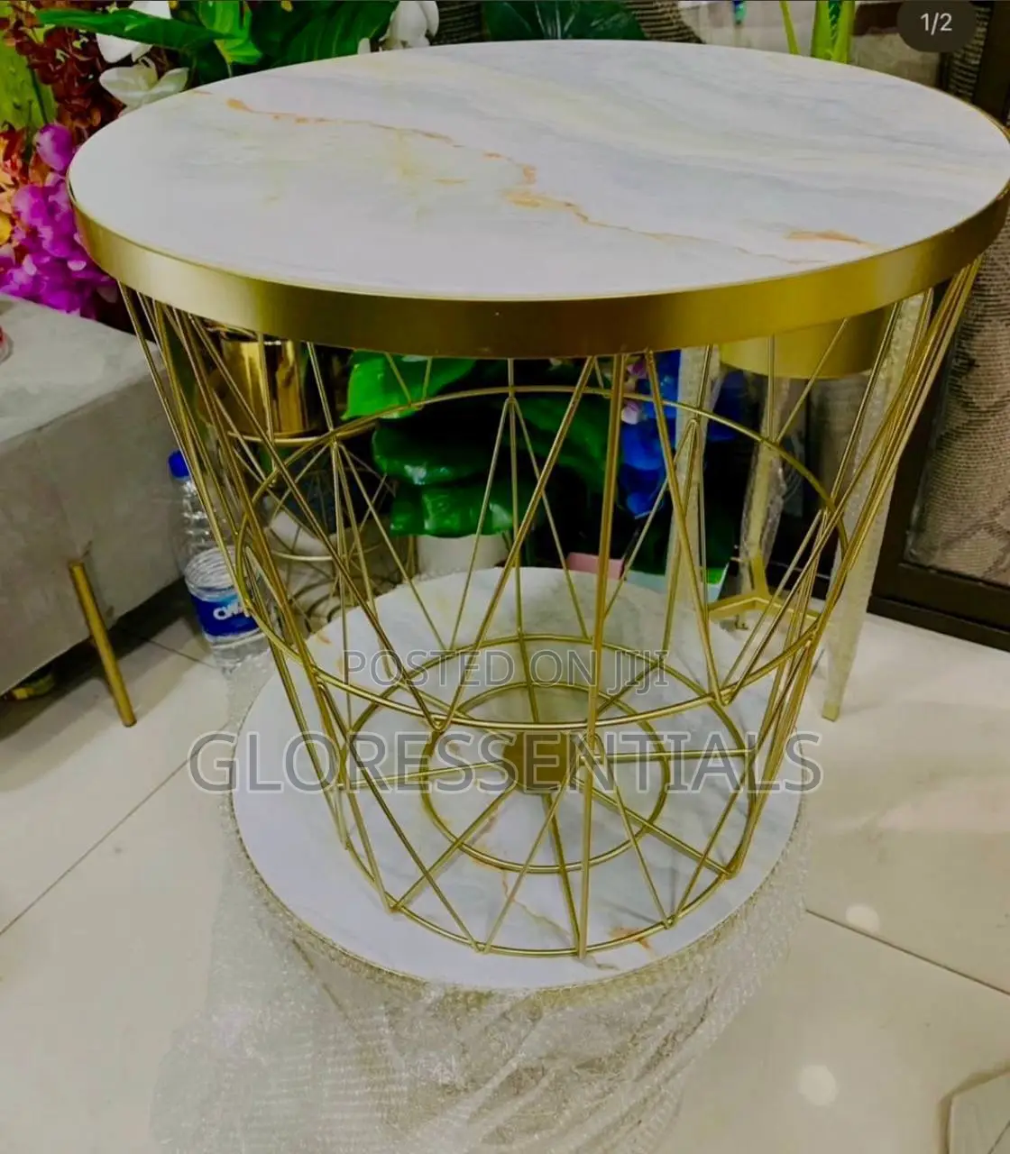 Basket Side Table /Coffee Stool