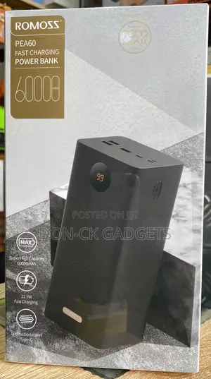 Romoss 60,000mah Power Bank Fast Charging