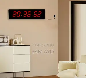 LED Digital Clock - 49cm X 13cm X 3cm