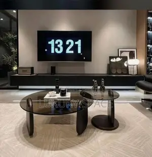 Luxury Glass Center Table Set