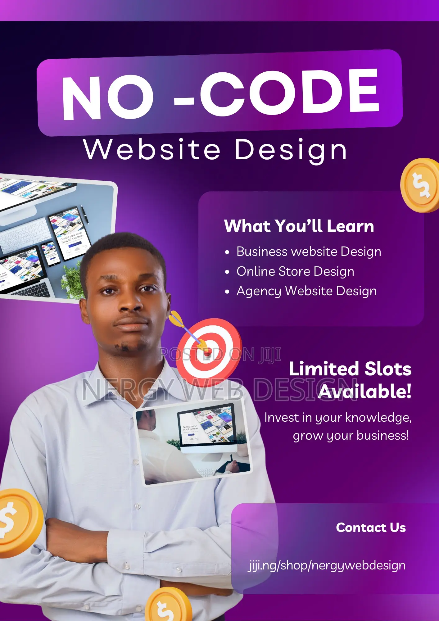Online Training - No-code Website Design Class