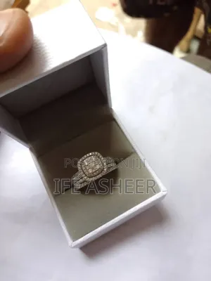 Photo - Fancy 925 Sterling Silver Ladies Wedding Engagement Ring