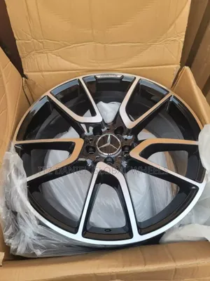 20 Rim Mercedes Benz Black and Stainless
