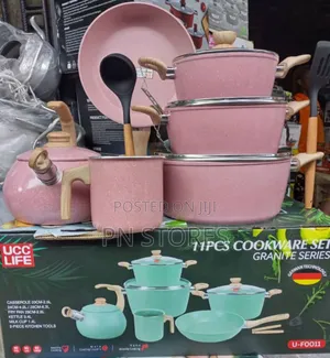 11pcs Granite Cookware Pots Set