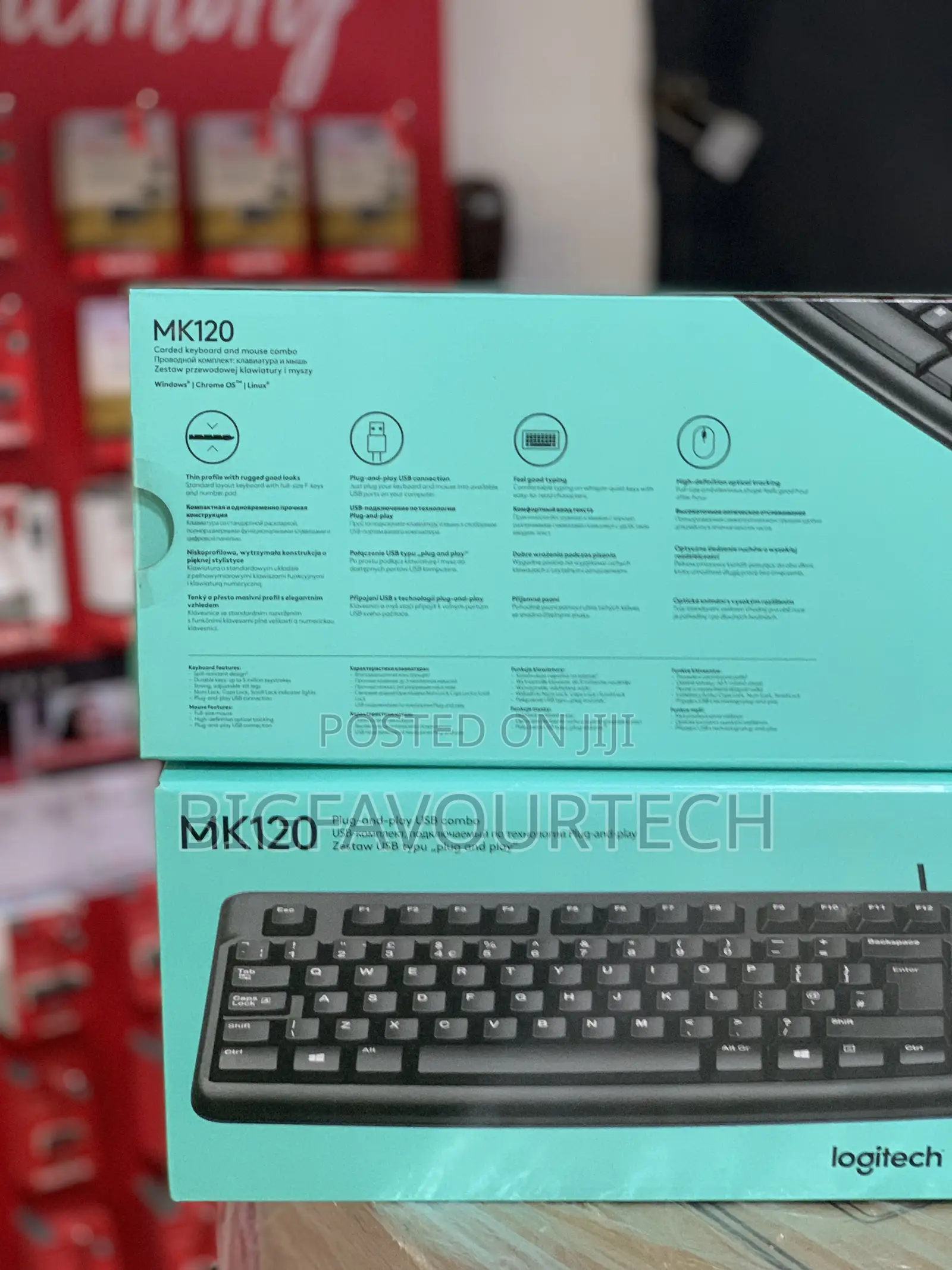 Logitech Mk 120 Wired Keyboard