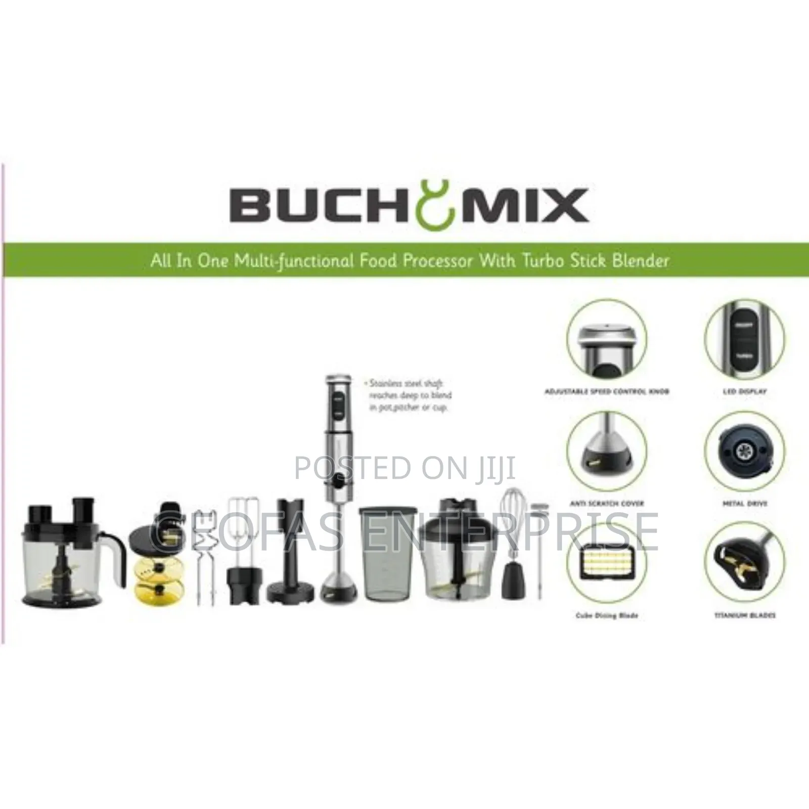 Buchymix 12 in 1 Multifunction Food Processor