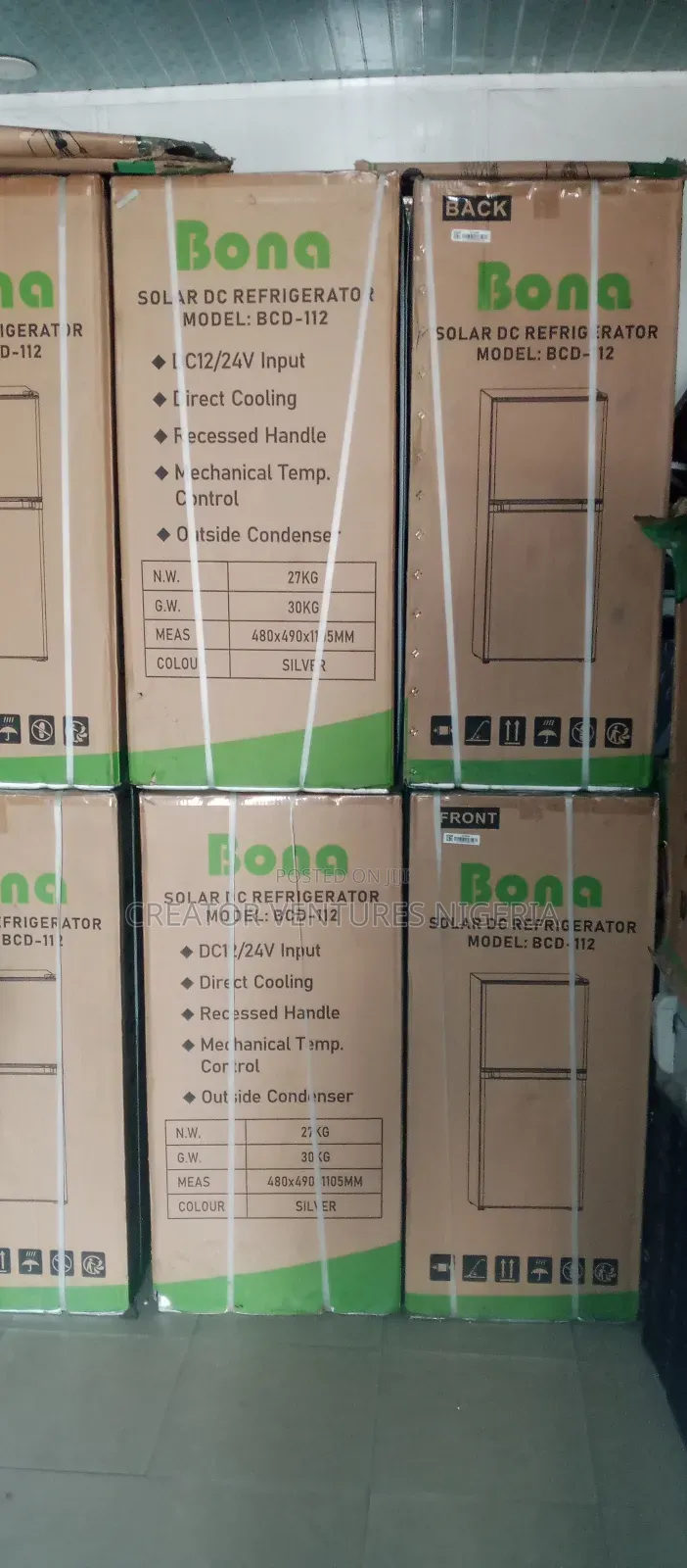 Solar Refrigerator Double Door Ac/Dc,Anti Rust Body,Durable