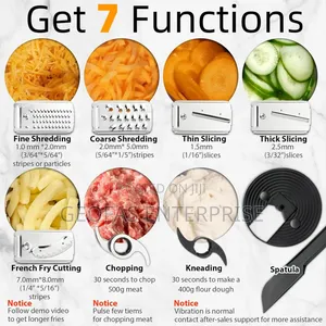 16-Cup Multifunction Food Processor, Yam Pounder and Slicer