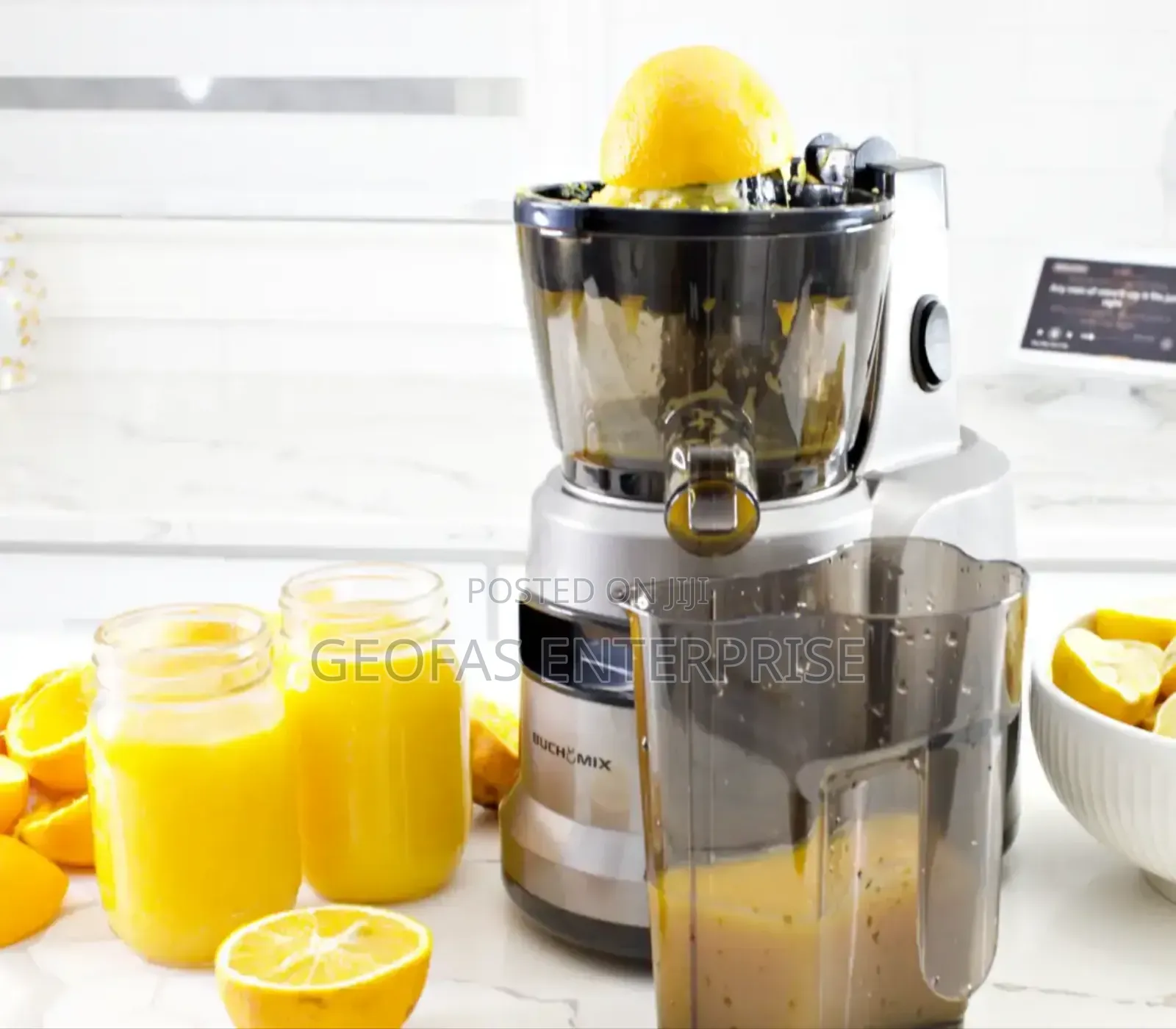 Buchymix Hands Free Cold Pressed Batch Juicer With Heavyduty