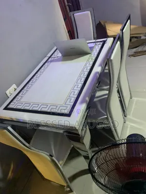 Versace Dining Table With Six Chair