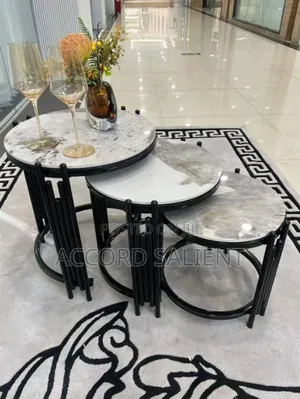 3 in 1 Ceramic Side Tables