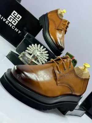 Mens Double Bold Sole Givenchy Lace Up Leather Shoe