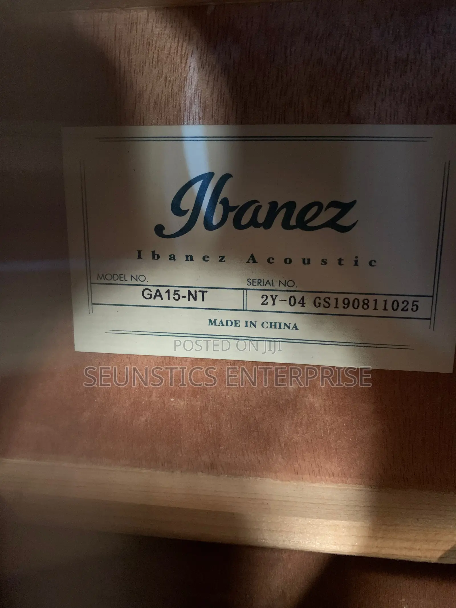 Quality Ibanez GA15 NT Classical Acoustic Guitar