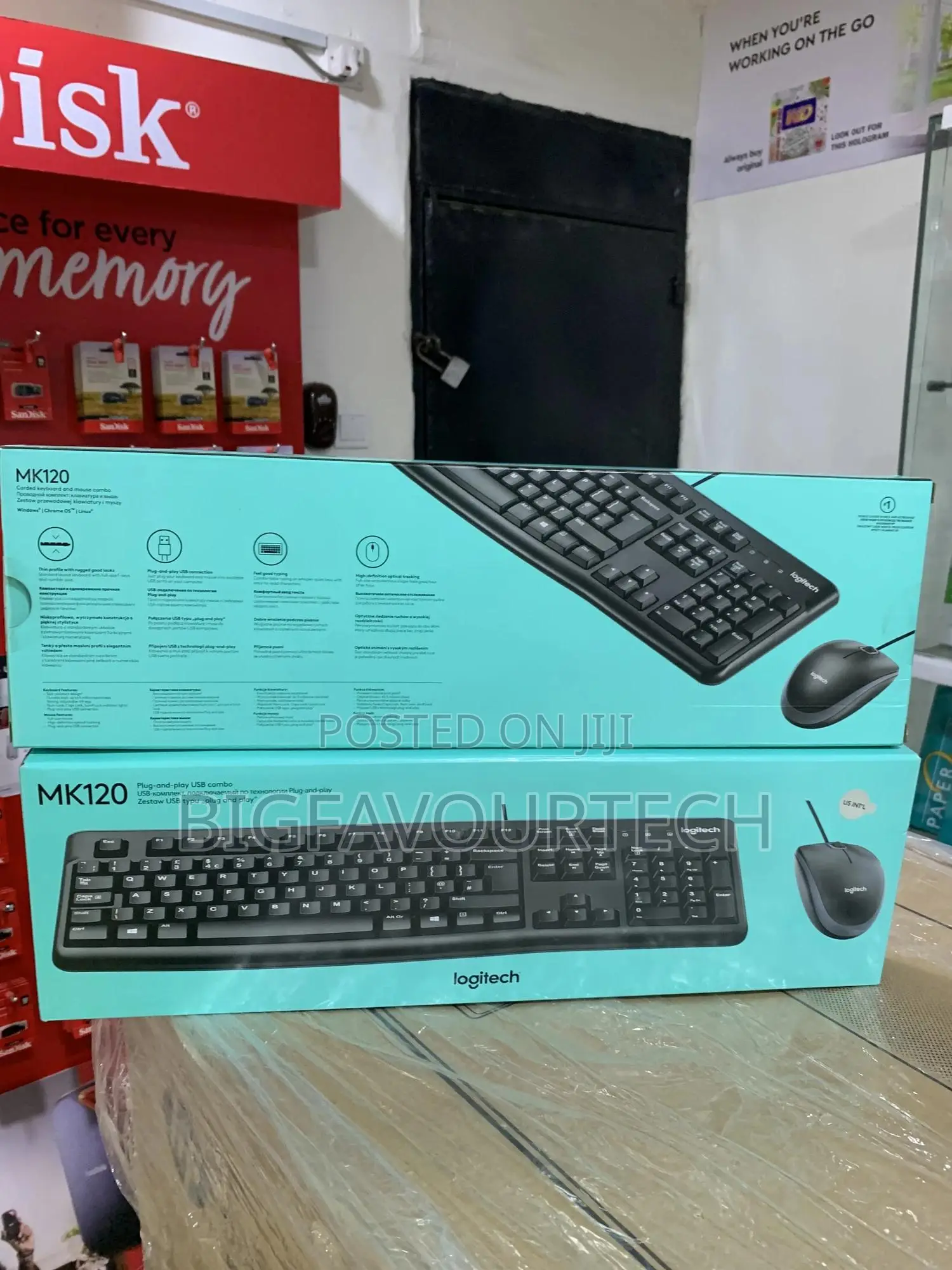 Logitech Mk 120 Wired Keyboard