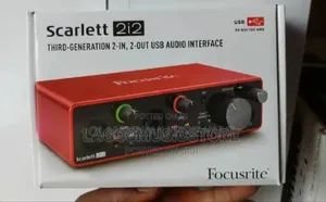 Focusrite 2i2 3rd Gen Complete Bundle for Sale