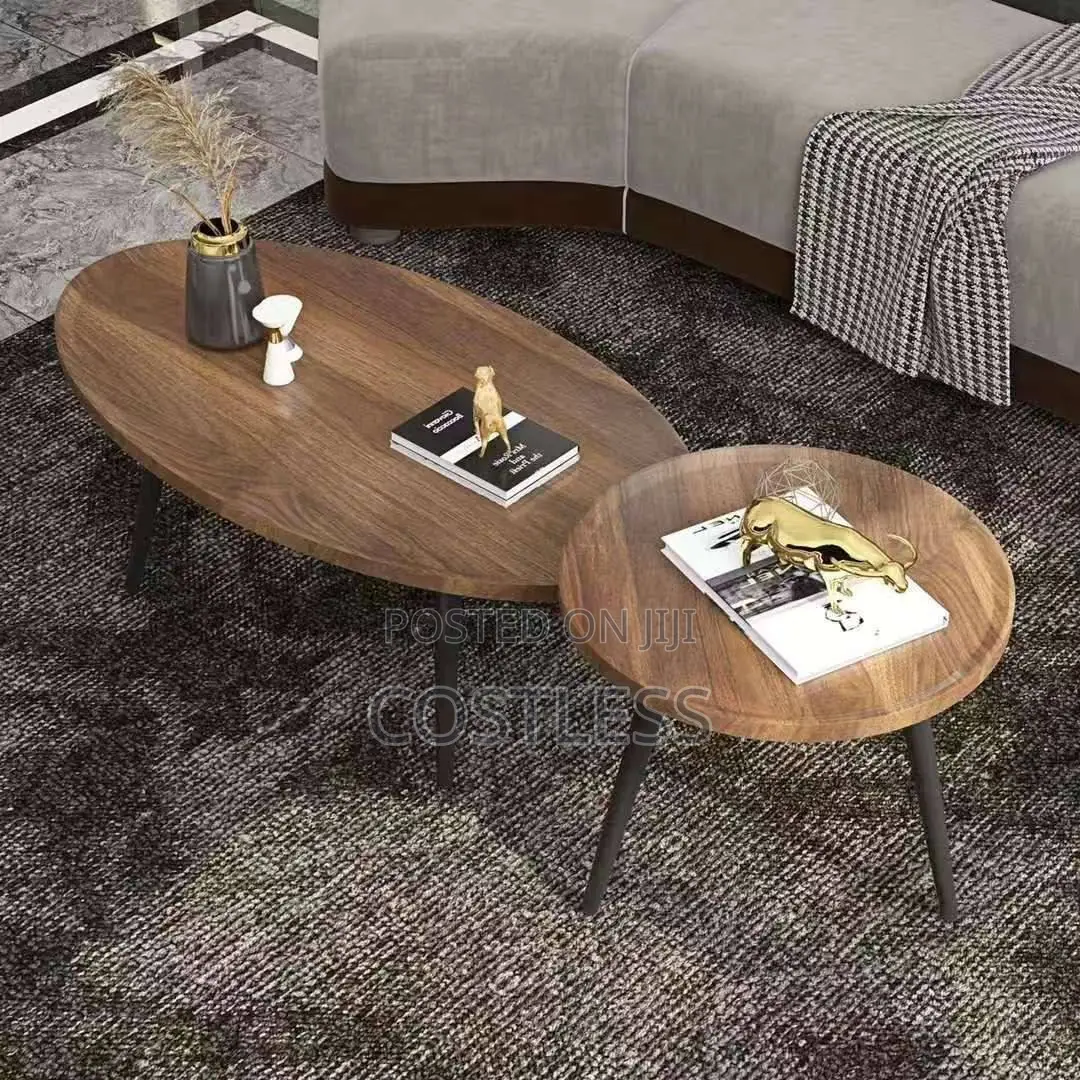 Modern Oval Shape Table Set