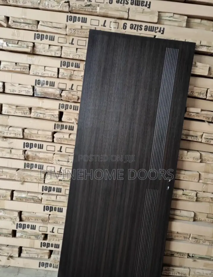 Tiny Line Wooden Door