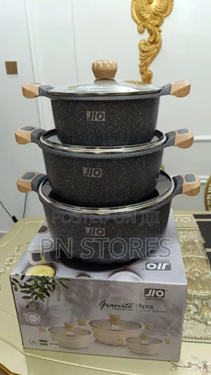 Jio Premium Marble Nonstick Pot 32/28/24cm J3128