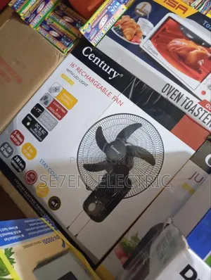 Century Rechargeable Wall Fan 16inches