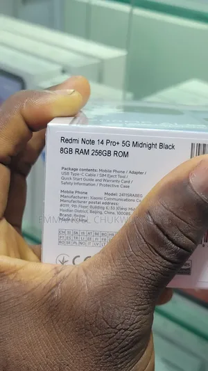 New Xiaomi Redmi Note 14 Pro+ 5G 256 GB