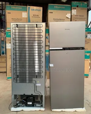 New Hisense 205l Double Doors Fridge Super Freezing Warranty