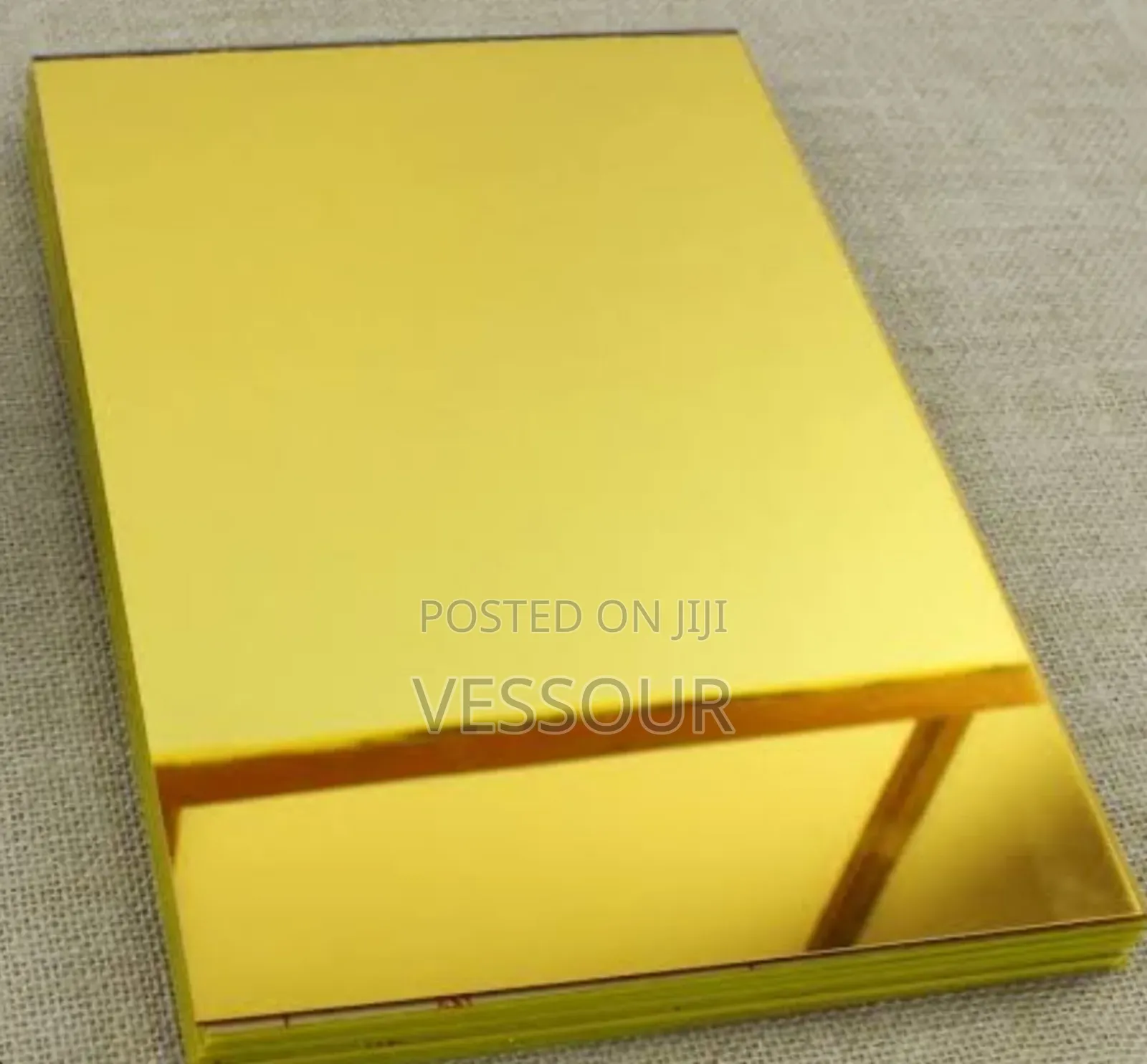 Unbreakable Mirror Board( Gold Colour)