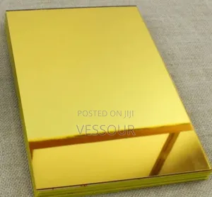 Unbreakable Mirror Board( Gold Colour)