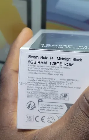 New Xiaomi Redmi Note 14 4G 128 GB