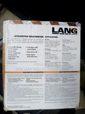 LANG Digital Testing Multmeter