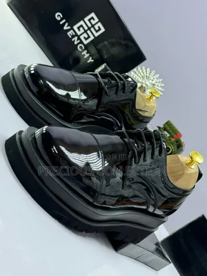Lace Up Givenchy Lace Up Leather Shoe for Men