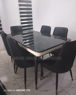 6 Seater Marble Dining Set.Best for Dining Apartment.