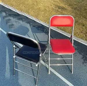 Simple But Quality Foldable Chair With Leather Seat And Back