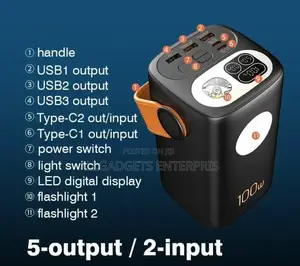 60000mah Laptop Power Bank 100W